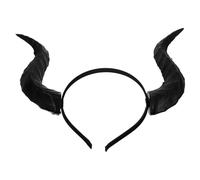 SHINEOFI Dragon Horns Headband For Women Gothic Cosplay Horns Hair Accessory For Halloween And Mardi Gras Party