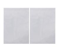 SHINEOFI Drapeau de Jardin Vierge Blanc Soi-même, Lot de 2 Pièces en Tissu sans Fil, Facile à Utiliser pour Décoration Extérieure et Jardin