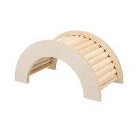 SHINEOFI Échelle en Bois pour Hamster Pont d'escalade Vert, Jeu d'escalade Sécurisé sans Blessure, Accessoire pour Exercice et Habitat des Petits Animaux