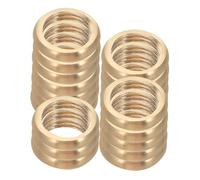 SHINEOFI Écrous M10 à Filetage Interne en Laiton Joint D'étanchéité à L'huile, 20 Pièces, Rondelles pour Fixation de Luminaires et Abat-jour, Accessoires Robustes pour Réparation