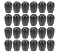 SHINEOFI Embouts D’Oreille en Silicone Noir 24 Pièces Accessoires de Remplacement pour Stéthoscope Taille Compacte Confortables et Légers Adaptés pour Usage Médical Professionnel