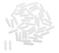 SHINEOFI Embouts de Protection Universels pour Panier de Lave-Vaisselle Bouchons en Caoutchouc Souple Blanc Perlé Lot de 50 Pièces Capuchons Filetés Anti-Poussière et Anti-Rayures