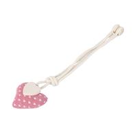 SHINEOFI Embrasse de Rideau Magnétique de Cœur Rouge, Corde Coton, Fixation sans Perçage, Accessoire Décoratif pour Maison, Salon et Chambre, Sachet