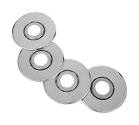 SHINEOFI Ensemble de 4 Rosaces Encastrées pour Sprinkler Incendie Dn20 - Garniture de Plaque de Protection en Matériau Résistant aux Températures Extrêmes - Finition Discrète et Facile