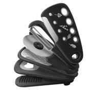 SHINEOFI Ensemble Ustensiles Cuisine Multifonction 6 Pièces en Acier Inoxydable pour Trancher Éplucher et Râper Légumes Fruits Ail Gingembre Accessoire Pratique pour Préparation