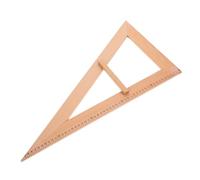 SHINEOFI Équerre Menuisier en Bois Réutilisable, Outil de Mesure Précis pour Enseignants et Étudiants, pour Dessins et Cours Pratiques en Mathématiques