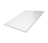 SHINEOFI Étagère Verre pour Réfrigérateur Remplacement Étagère Verre Transparent avec Bords Repliés pour Organisation des Aliments