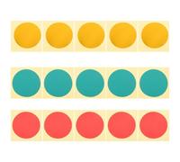 SHINEOFI Étiquettes Indicatrices de Jauge Réfléchissantes Lot de 15 Pièces Multicolores 10 CM pour Identification Sécurisée des Manomètres en Milieu Industriel