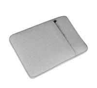 SHINEOFI Étui En Cuir Protecteur D'ordinateur Portable Couverture Néoprène Carnet De Notes Manche Pochette Ordinateur Cahier Housse Ordinateur Sacoche Ordinateur Gris Polyester