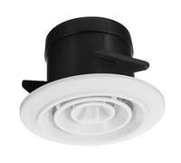 SHINEOFI Évent De Rond Plastique Couvercle De Ventilateur Extraction Évent De Pour Climatiseur Et Ventilation Facile à Installer Fixer Au Mur Ou Au Plafond