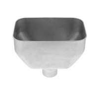 SHINEOFI Extension de Gouttière en Acier Inoxydable 89mm pour Système de Collecte des Eaux Pluviales, Prévention des Accumulations sur Toiture, pour Jardin et Aménagement Extérieur