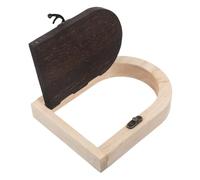 SHINEOFI Fairy Door Wooden Outlet Cover For Decorative Child And Pet Safety Socket Protector With Rustic Finish Hidden Plug Guard For Bedroom