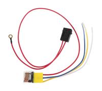 SHINEOFI Faisceau de Câblage 12v pour Klaxon Voiture et Camion, Connecteur Robuste en Plastique Rigide, Kit de Câbles de Remplacement pour Moto, Adapté Usage Automobile et Engins