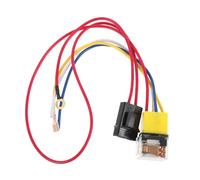 SHINEOFI Faisceau de Câblage pour Klaxon 12 V, Connecteur Plastique Rigide, Kit de Câbles pour Voiture, Camion et Moto, Remplacement Solide pour Pompe à Air et Klaxon