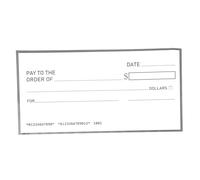 SHINEOFI Faux Chèque Surdimensionné Réutilisable Et Effaçable À Sec Pour Les Dons Aux Organismes De Bienfaisance Et Les Entreprises