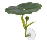 SHINEOFI Feuille de Lotus Artificielle pour Poisson Betta - Grosse Feuille Multifonctionnelle en Matériau Synthétique, Hamac Confortable et Cachette pour Aquarium D’Eau Douce, Accessoire
