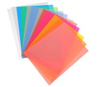 SHINEOFI Feuilles Thermorétractables 12 Couleurs pour Loisirs Créatifs Garçon et Filles Kit Plastique Thermorétractable DIY Décoration Manuelle Arts et Artisanat Présent Fête Scolaire