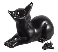 SHINEOFI Figurine de Renard Résine Statuette Décorative pour Table ou Bureau Petite Sculpture Artisanale pour Intérieur