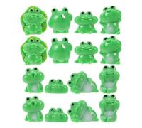 SHINEOFI Figurines de Grenouilles Miniatures en Résine Verte 40pcs pour Décoration de Maison de Poupée et Ornement de Pot de Fleurs Polyvalent et Charmant