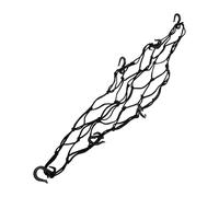 SHINEOFI Filet de Chargement pour Planche de Surf 40 x 40 cm en Nylon Noir avec Crochets, léger, Facile à Retirer, pour Sit on Top Kayak et Voyages en Plein air