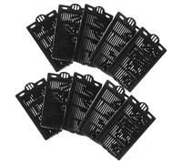 SHINEOFI Filtres pour Aquarium en Plastique 10pcs, Remplacement Facile et Rapide, Compatible Cascade pour Reptiles et Aquariums, pour Bassins de Bureau et Maison