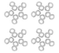 SHINEOFI Fixations de Table en Acier Inoxydable Connecteurs à 8 Chiffres Lot de 20 Pièces Clips Métalliques Robustes pour Plateau de Table Accessoires de Fixation Industriels pour