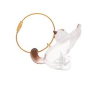 SHINEOFI Flacon De Rangement Transparent pour Poils De Chat Porte-clés Souvenir pour Chatons Chiens Et Petits Animaux