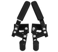 SHINEOFI Frein manuel pour fauteuil roulant en acier avec fixation par vis, dispositif anti-retournement, pièce de rechange pour entretien des freins de fauteuil roulant