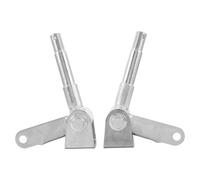 SHINEOFI Fusée de Direction pour Quad 17 Mm - Paire de Fusées D'essieu de Remplacement pour Vtt et Kart - Pièces Détachées Robustes en Métal Suspension et Essieu de Karting - Compatible