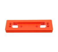SHINEOFI Gabarit de Charnière Cachée Réglable 6 Pouces pour Portes sans | Alliage de Zinc Orange, Alignement Précis et Auto-positionnement Rapide, Atelier et Pose sur Site