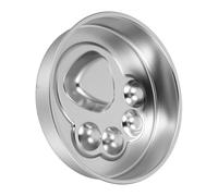 SHINEOFI Gamelle Anti-Glouton en Acier Inoxydable pour Animaux à Alimentation Lente Bol Antidérapant Plaque à Lécher Ludique Adapté pour Petits Chiens Chiots et Chats - Bol Métal Solide