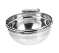 SHINEOFI Gamelle pour Chien Suspendue Acier Inoxydable Bol Robuste Anti-Renversement Capacité Importante pour Cage Facile à Nettoyer et Pratique pour Animaux de Compagnie