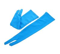 SHINEOFI Gants de Dessin pour Artistes à Deux Doigts Antitache et Respirants Prolongée pour Dessin Numérique et Esquisse Protection pour Peintres et Croqueurs Bleu S