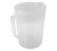 SHINEOFI Gobelet Doseur Plastique 3000 Ml Grand Format Large Ouverture, Graduations Claires pour Mesures Précises Cuisine et Laboratoire, Récipient Stable et Facile à Nettoyer