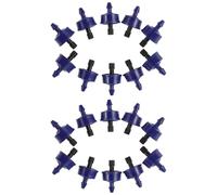 SHINEOFI Goutteurs Compensateurs de Pression Anti-Obstruction 4l/h 20 Pièces Bleu en Plastique pour Système D'irrigation en Extérieur et Petits Vignobles