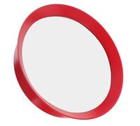 SHINEOFI Grand Miroir Mural Convexe Rond 314 CM en Ancre Rouge Miroir Décoratif Original pour Salon et Chambre Créatif à Grand Angle Multifonction pour Décoration et Sécurité