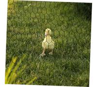 SHINEOFI Grillage Poule Galvanisé Léger Maille Hexagonale Côtés Filet pour Clôture Jardin Poulailler Élevage Poules et Lapins