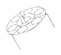 SHINEOFI Grille à Vapeur pour Œufs en Acier Inoxydable 304 Support de Cuisson Rond Multifonction Haute Résistance à la Chaleur Adapté à la Cuisson Vapeur Domestique Ustensile Cuisine