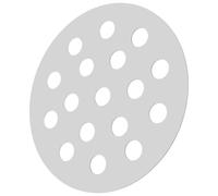 SHINEOFI Grille De Barbecue Ronde en Fer Plaque De Cuisson Au Charbon De Bois pour Camping Contrôle Précis Feu Cuisson Uniforme Ventilation Nettoyage Facile