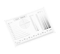 SHINEOFI Guide de Mesure Transparent pour Fissures et Taches Règle d'Inspection Polyvalente Graduation Précise Outil de Centrage et Notation des Cartes pour Contrôle Qualité et Détection