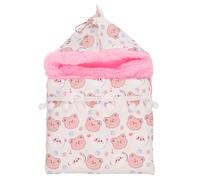 SHINEOFI Hamac pour Hamster Lit Délicat en Fausse Fourrure Épaisse Blanc Petit Ours Cocon Suspendu Confortable Accessoires Cages Rongeurs Petits Animaux