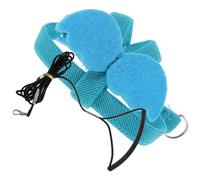 SHINEOFI Harnais pour Perroquet en Nylon Résistant à l'usure, Laisse Bleue pour Oiseaux à Usage Quotidien, Harnais Confortable pour Entraînement Extérieur des Petits Perroquets, Accessoire