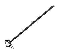 SHINEOFI Houe De Jardin à Étrier Outil De Jardinage Polyvalent Râteau De Jardin pour Ameublir La Terre Désherber Et Jardiner