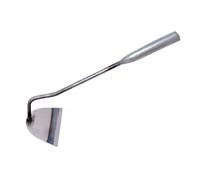 SHINEOFI Houes de Jardin Acier Inoxydable Forgées Petite Houe à Coude Portable Outil Léger pour Désherbage et Ameublissement du Sol Pratique pour Jardinage Extérieur