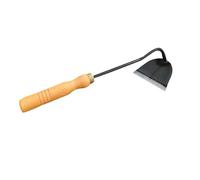 SHINEOFI Houes Forgées Portatives Acier Inoxydable avec Manche Bois Outil de Binette de Jardinage Multifonction Désherbage et Creusage pour Hommes Femmes