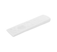 SHINEOFI Housse de Protection en Silicone Blanche pour Télécommande TV, Étui Étanche Antidérapant avec Cordon, Manchon Pratique pour Télécommande de Télévision