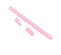 SHINEOFI Housse de Protection Silicone pour Stylet Compatible avec Apple Pencil Étui de Stylus avec Capuchon Intégré et Pointes de Remplacement Rose