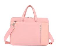 SHINEOFI Housse pour Ordinateur Portable 13,3-14 Sacoche Anti-Rayures Bandoulière Amovible Paquet de Transport Mince pour Étudiants Paquet d'Ordinateur Portable Kawaii Couleur Noir
