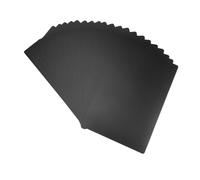 SHINEOFI Intercalaires pour Disques Vinyles en Plastique 20 Pièces pour Organiseur D’Albums Vinyles Séparateurs Compacts 184x286 Mm pour Rangement Précis Usage Collectionneurs Noir