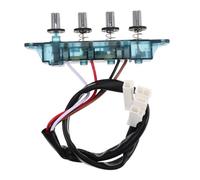 SHINEOFI Interrupteur à Bouton-poussoir pour Hotte Aspirante Panneau de Commande Détachées Bouton de Remplacement Clavier Alimentation